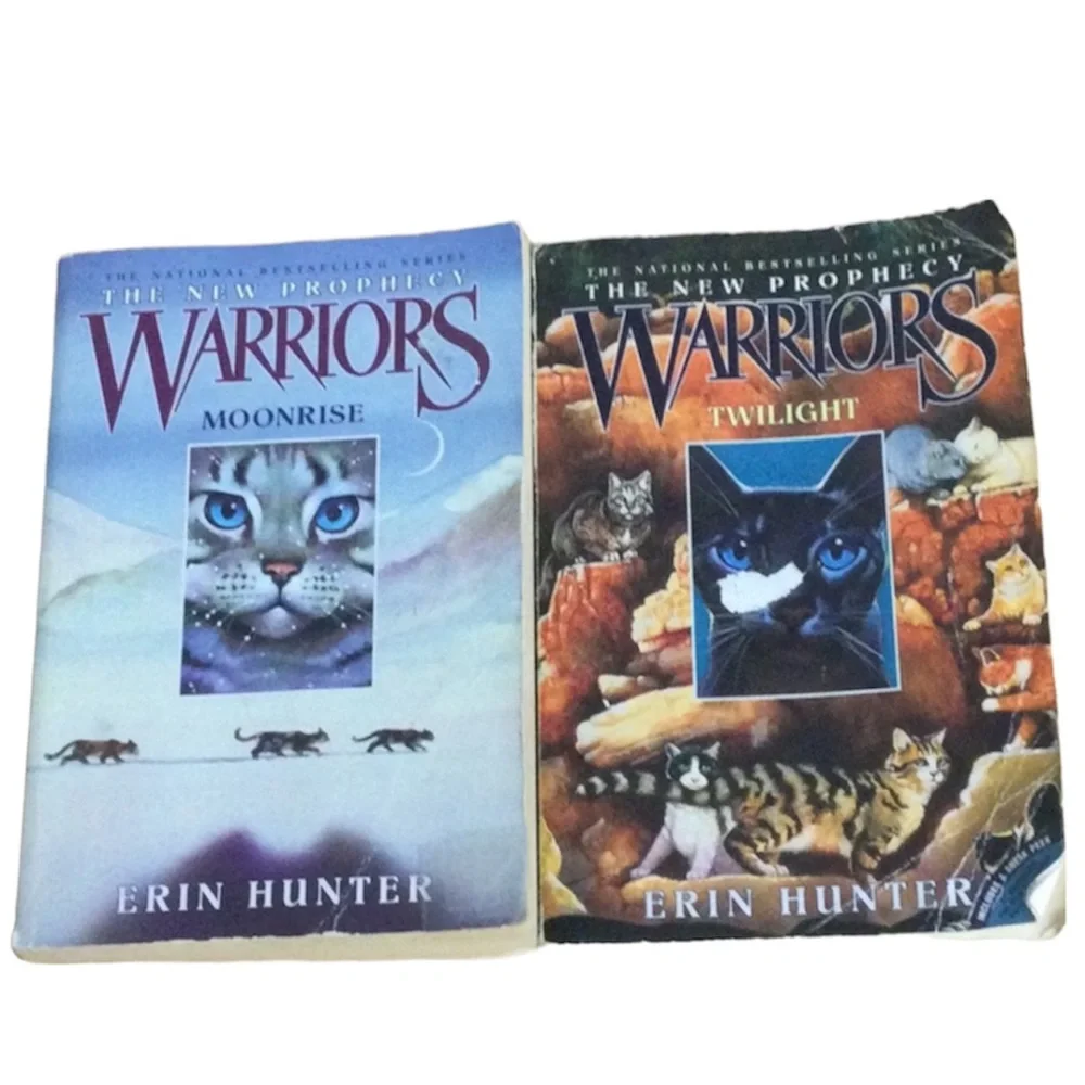 🌞 Warriors 5 different books from The New Prophecy series by Erin Hunter